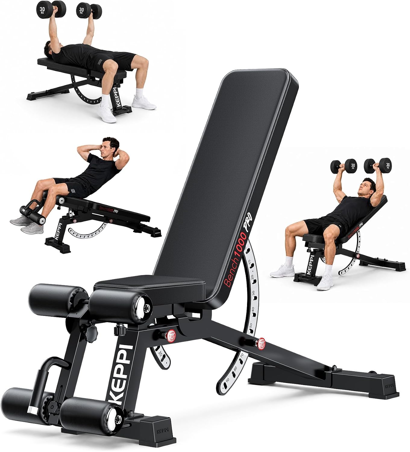 Home Gym Weight - Adjustable Weight Bench 1200LB Heavy Duty,