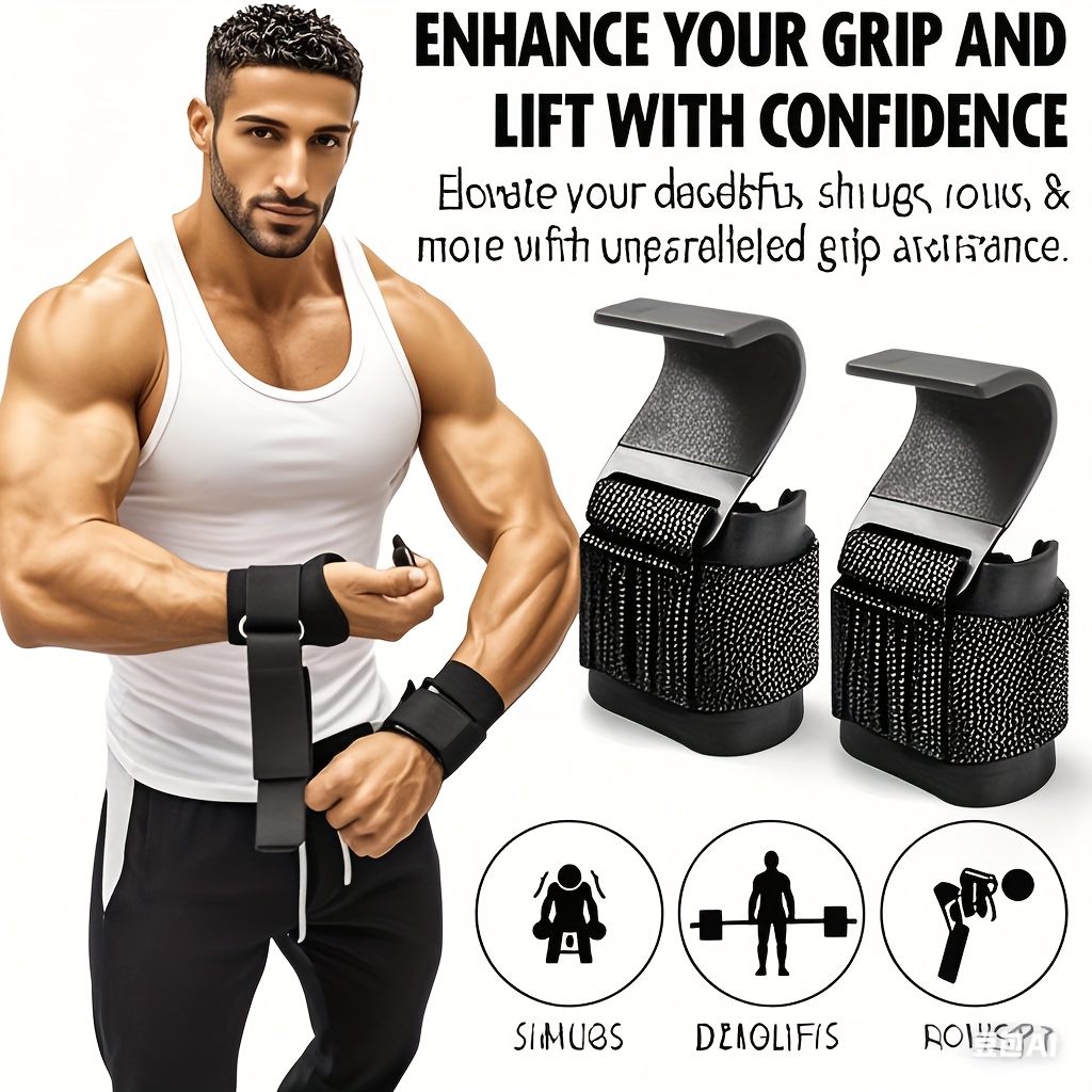 Weight Lifting Hook Grips With - Lifting Straps Wrist review and price