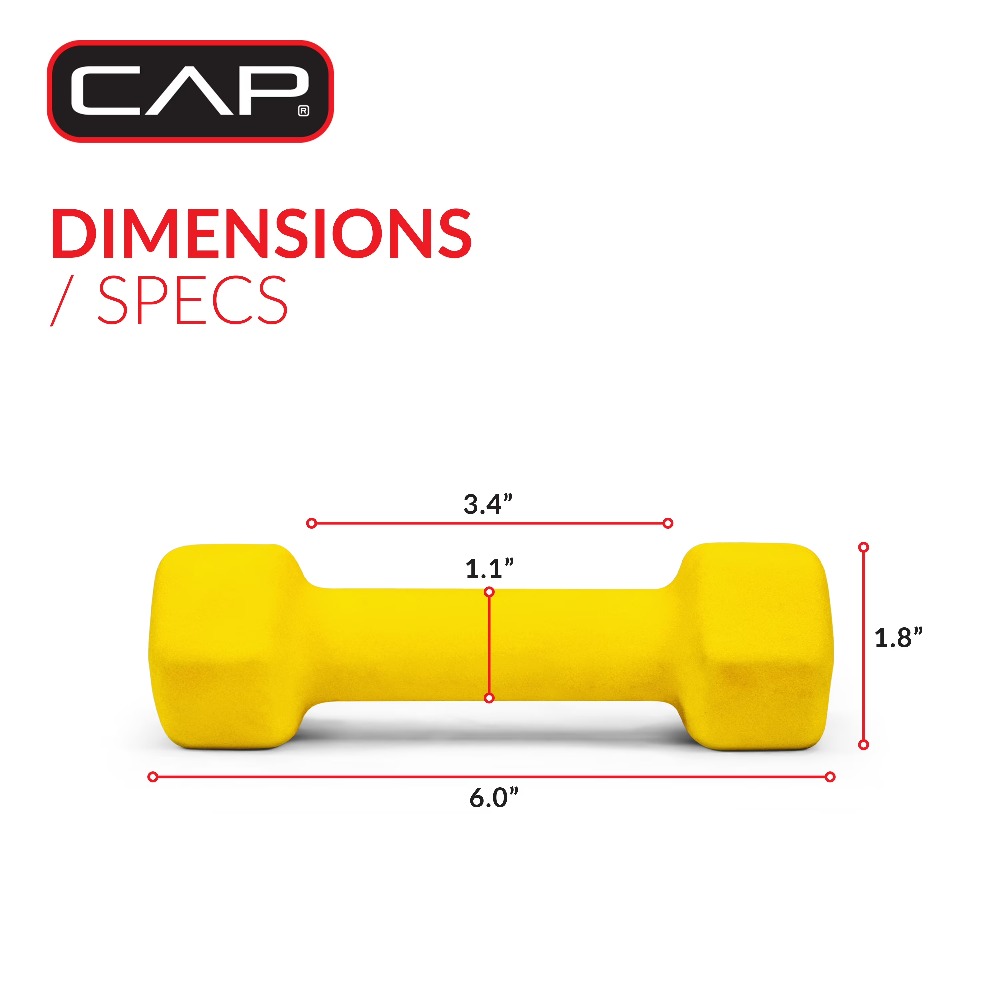 Neoprene Dumbbell 2lb Weight f - Home Gym Yellow review and price