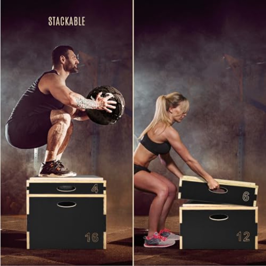 3 in 1 Wooden Plyo Box for Jum - Home Gym Outdoor review and price