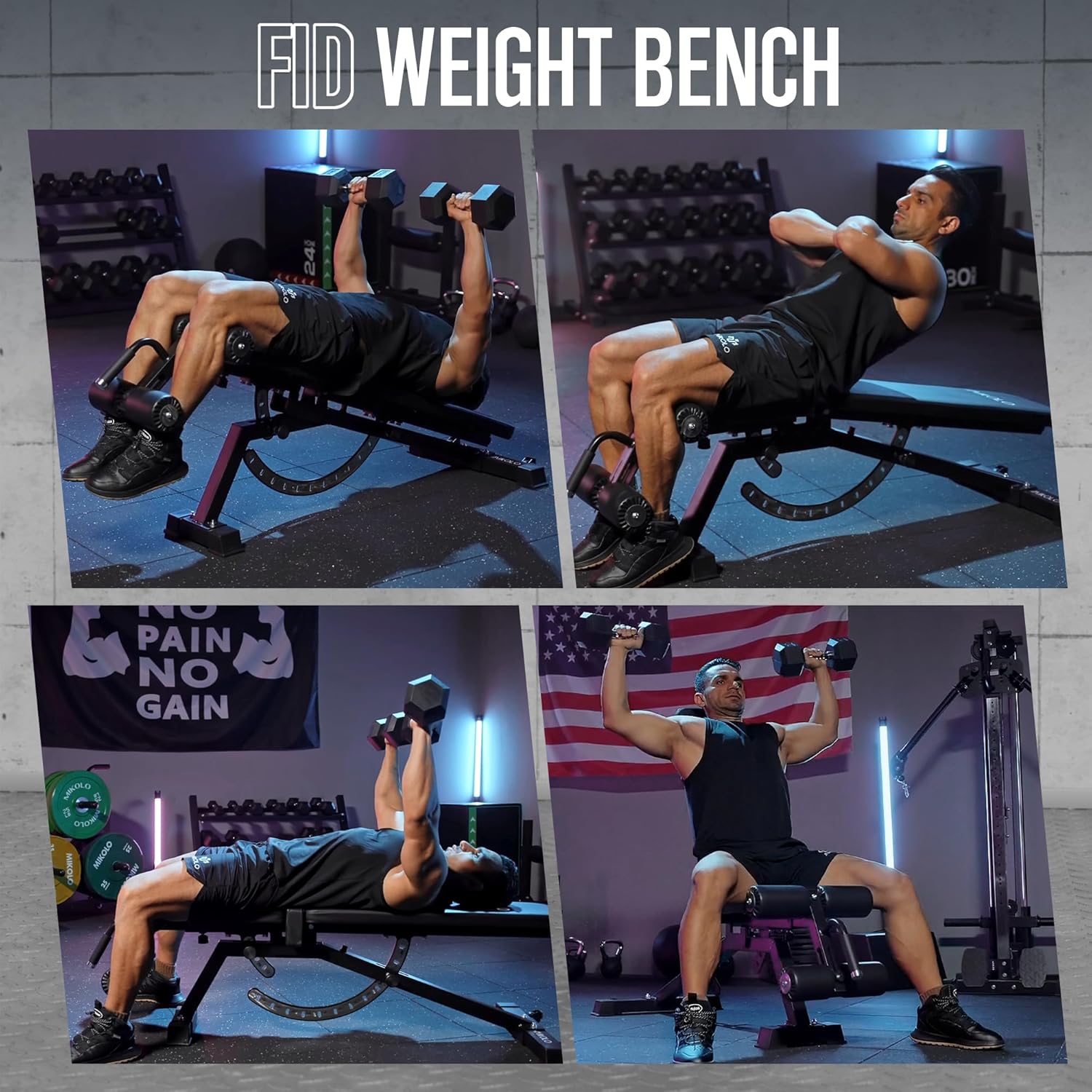 Home Gym Weight Bench - Steel  - Home Gym Weight review and price