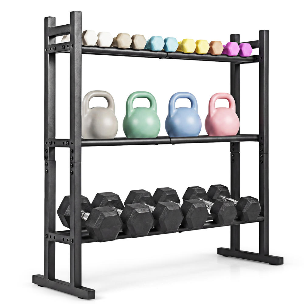 Heavy Duty 3-Tier Dumbbell Rac - Home Gym Weight review and price