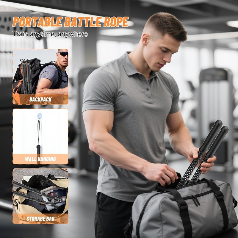 Wireless Swing Combat Rope, 2P - Home Gym Outfit review and price