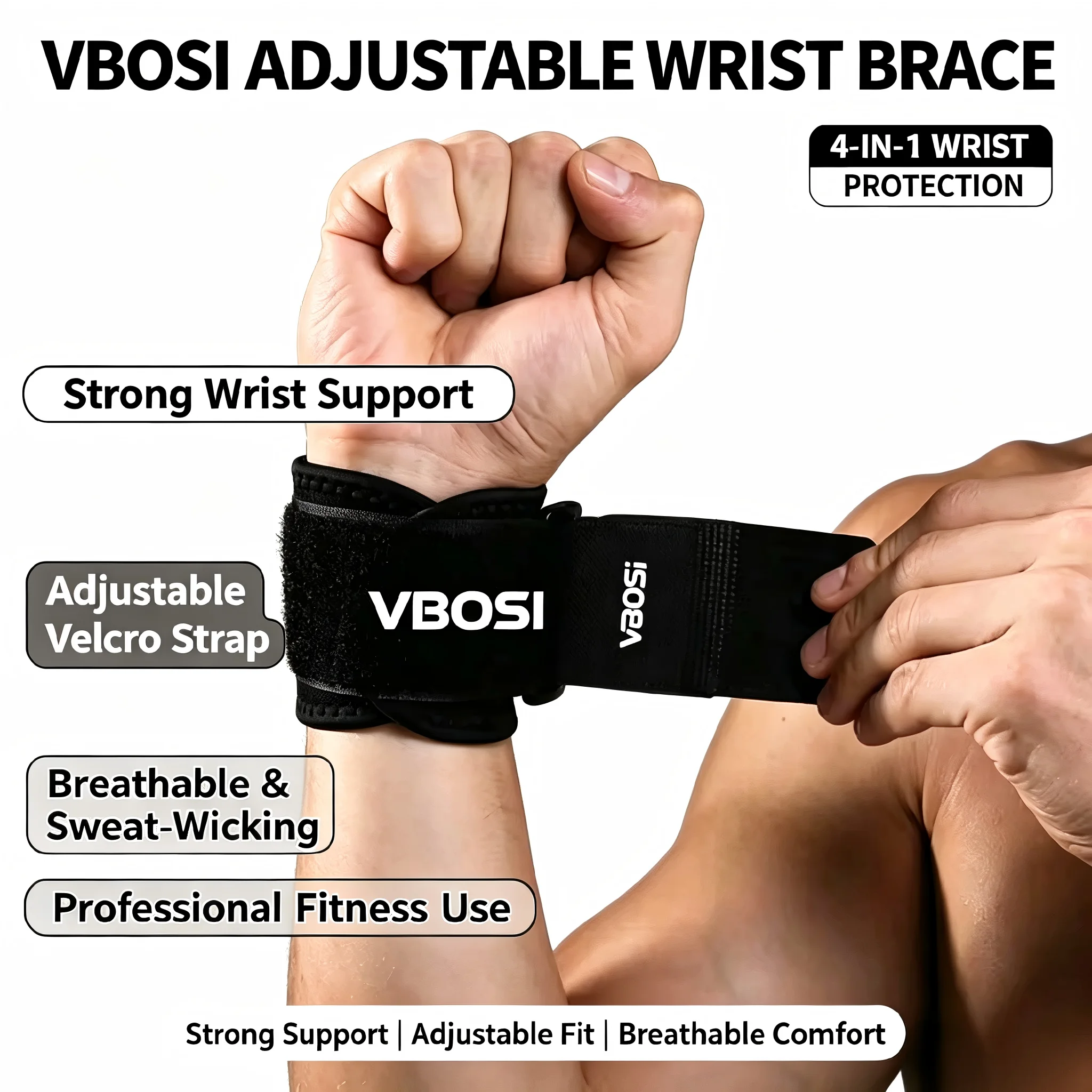 Professional Breathable Wrist  - Lifting Straps Wrist review and price