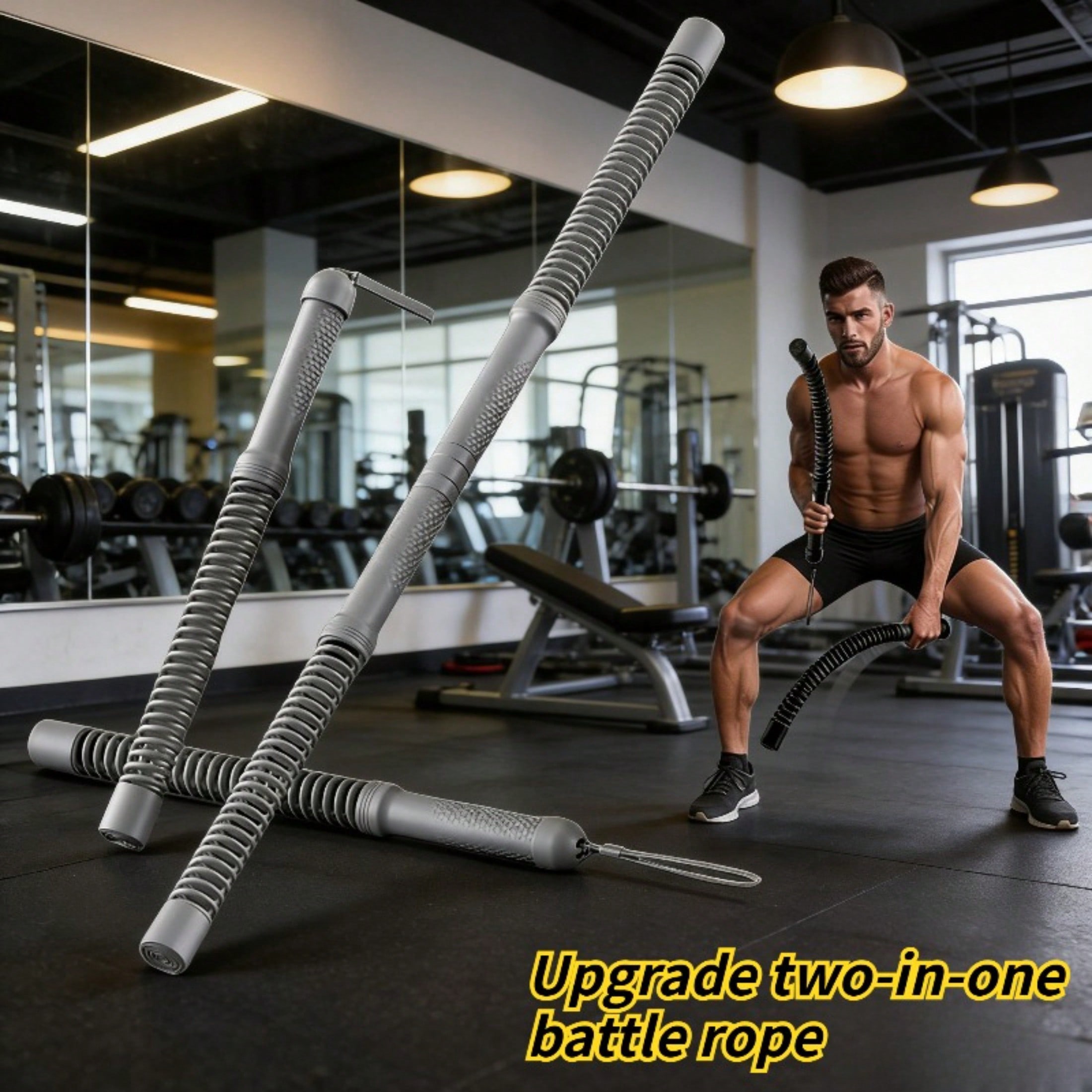 2-in-1 Upgraded Cordless Battl - Home Gym Outdoor review and price