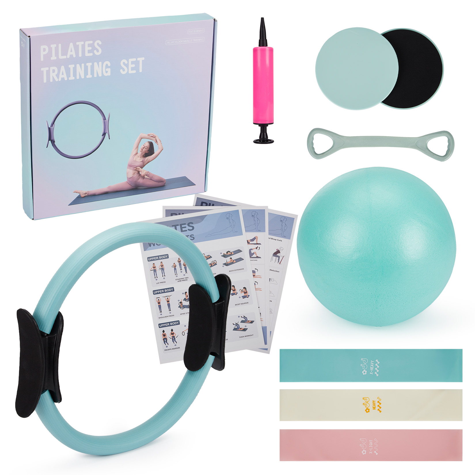 Pilates Training Set, 6-in-1 P - Home Gym Outfit review and price