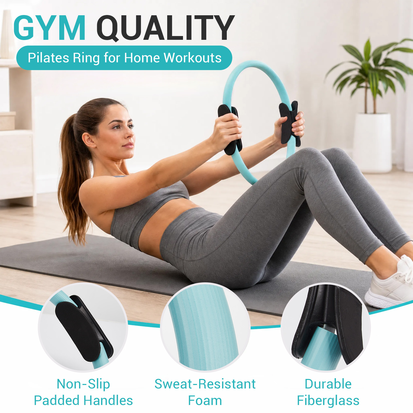 Pilates Training Set, 6-in-1 P - Home Gym Outfit review and price