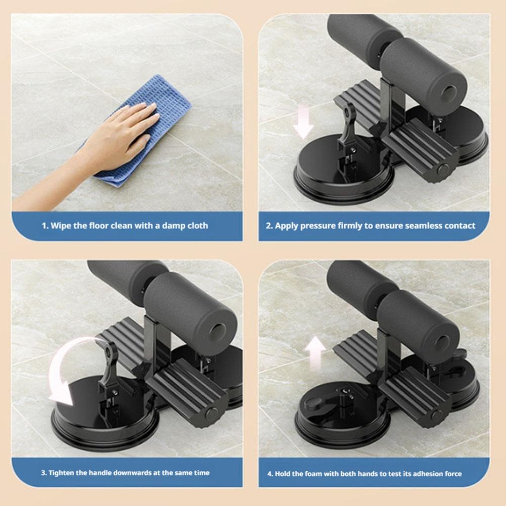 Double Suction Cup Sit Up Assi - Home Gym Academy review and price