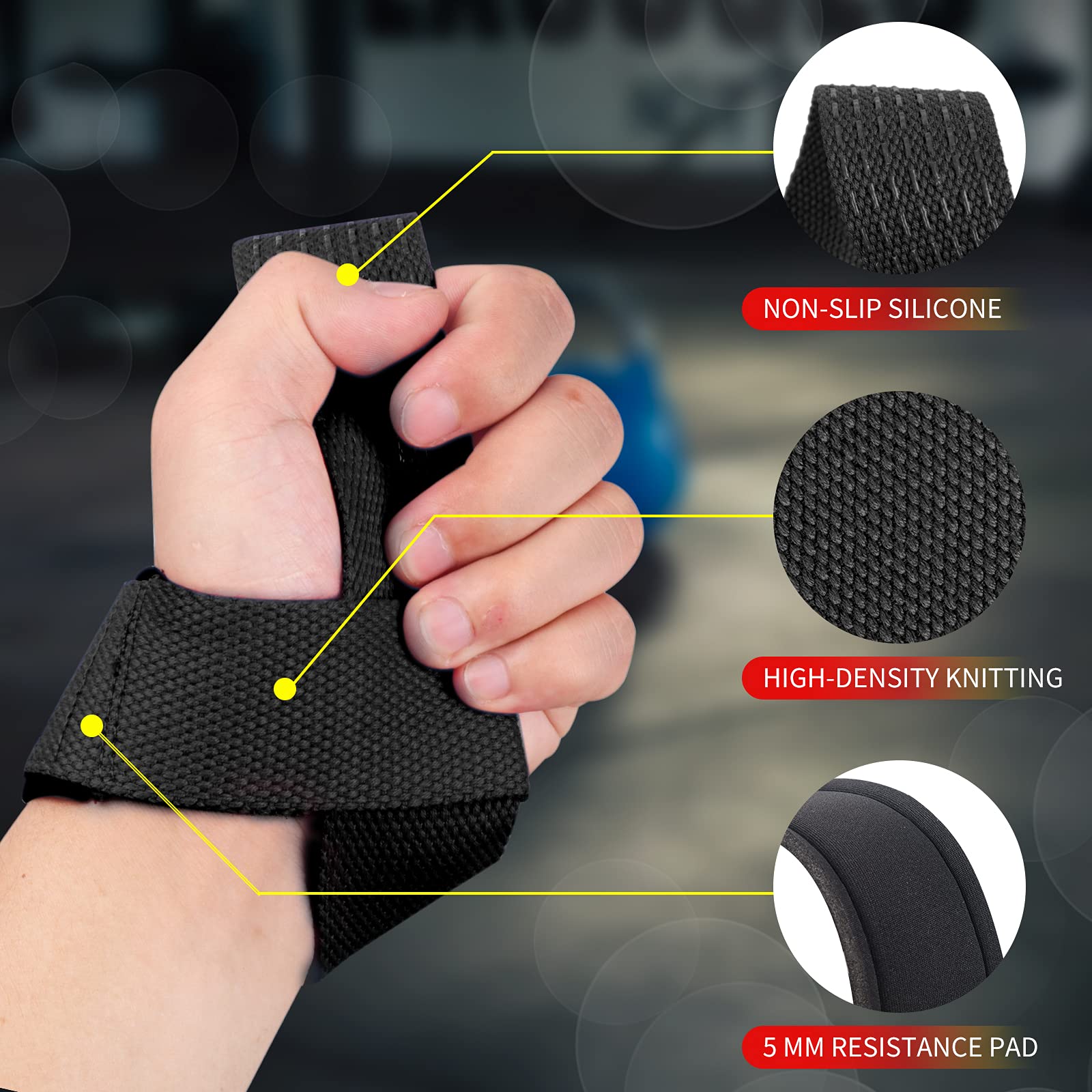 2Pcs Gym Lifting Straps Fitnes - Lifting Straps Wrist review and price